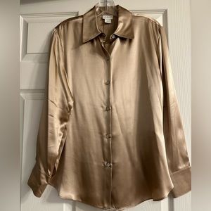 CLUB MONACO silk charmeuse blouse